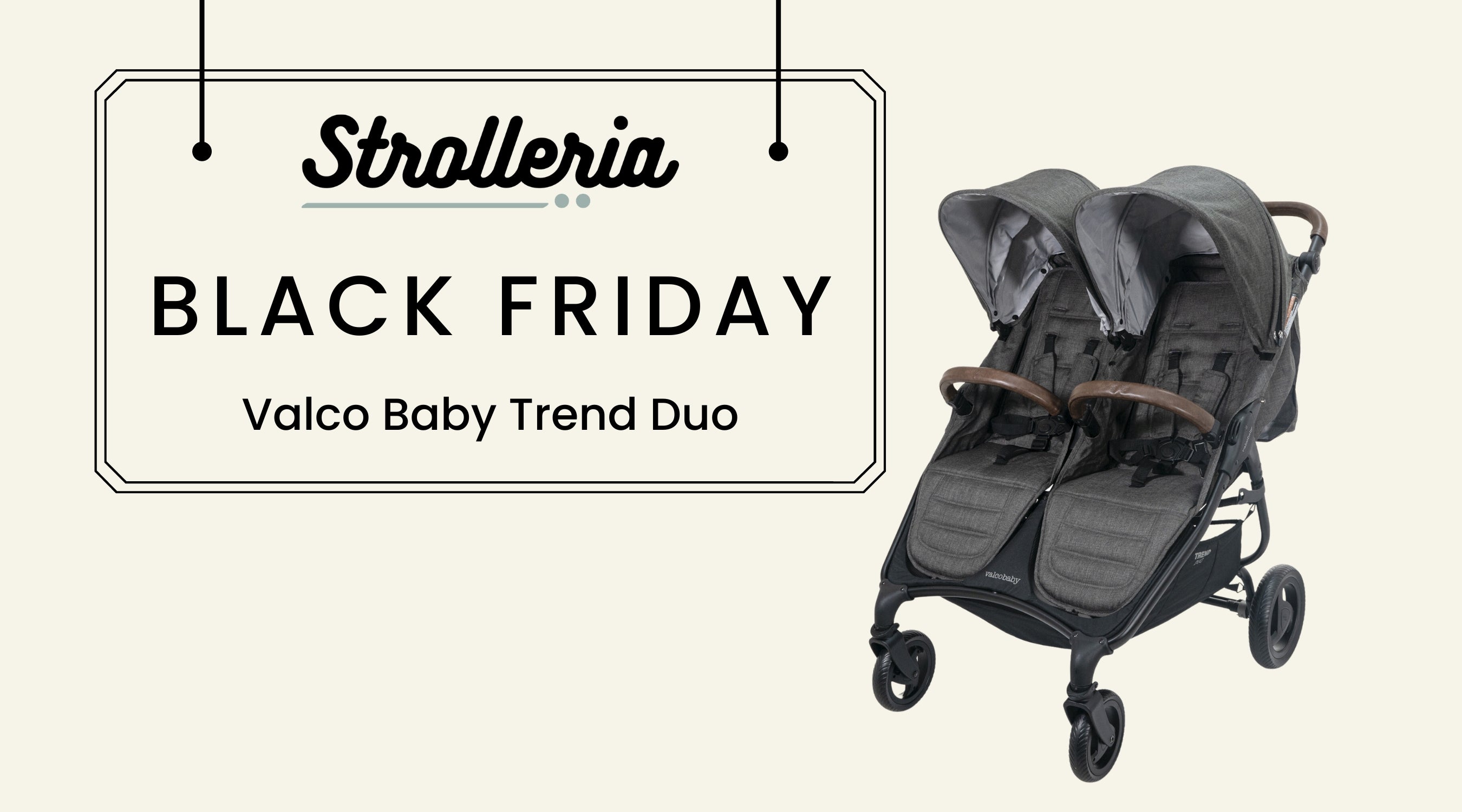 Valco Baby Trend Duo double stroller black friday sale
