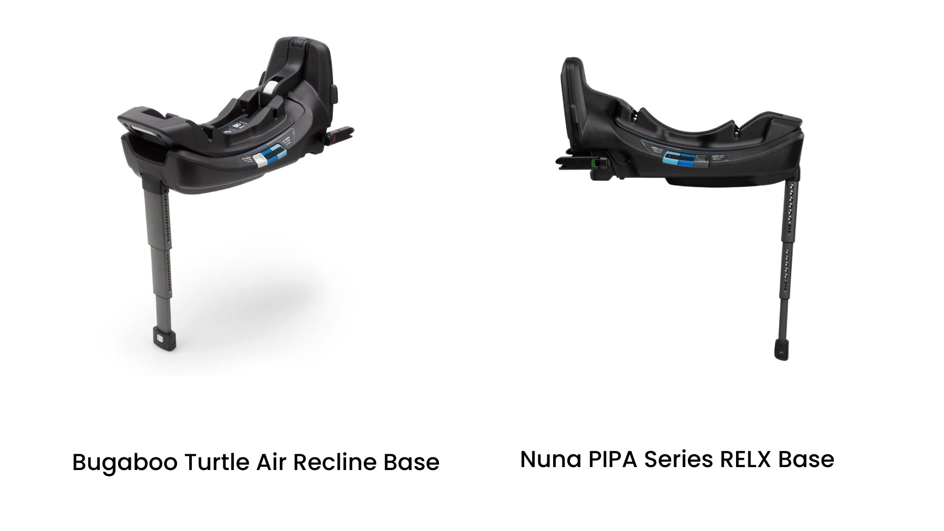 Bugaboo Turtle Air Recline Base vs. Nuna PIPA Series RELX Base