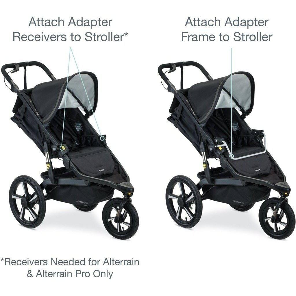 bob double stroller britax adapter