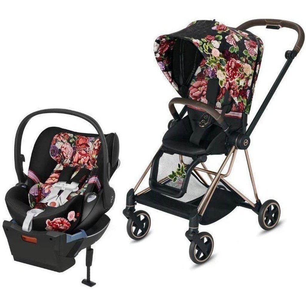 dark grey travel system