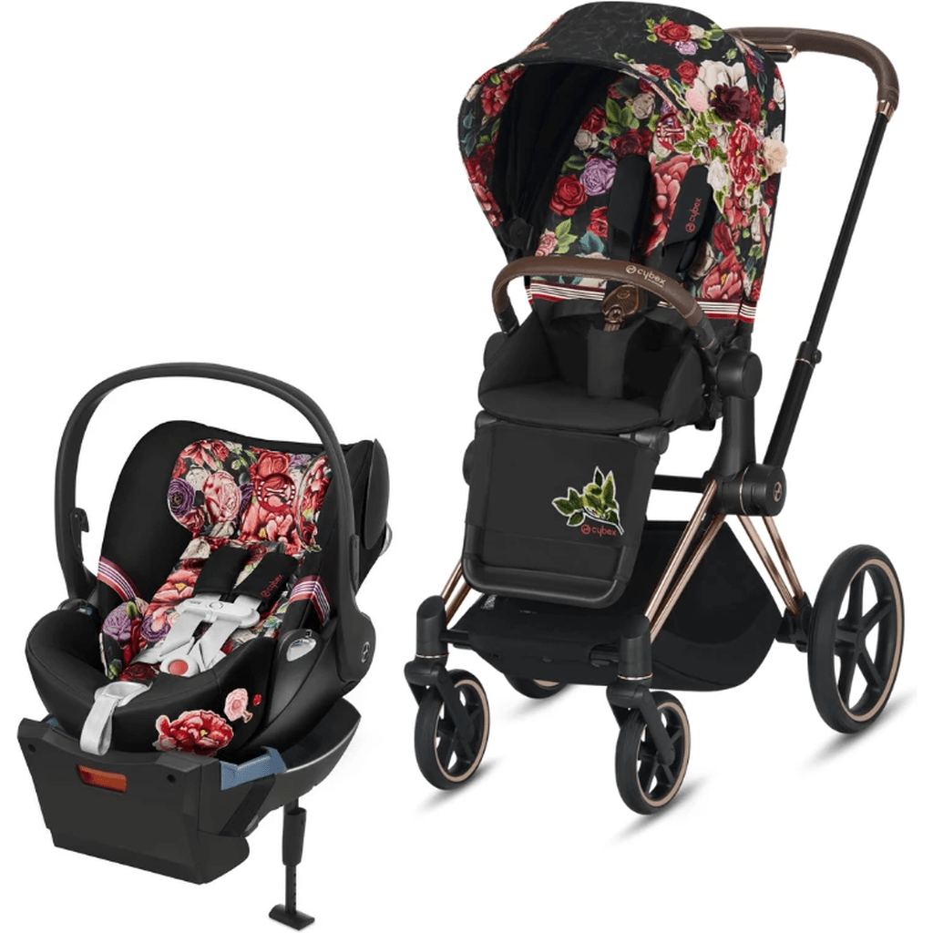 dark grey travel system