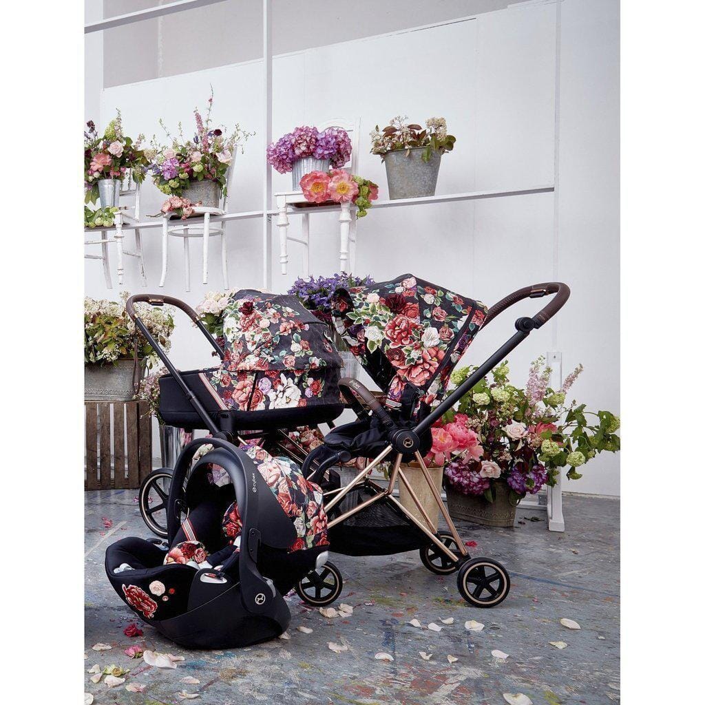 floral stroller