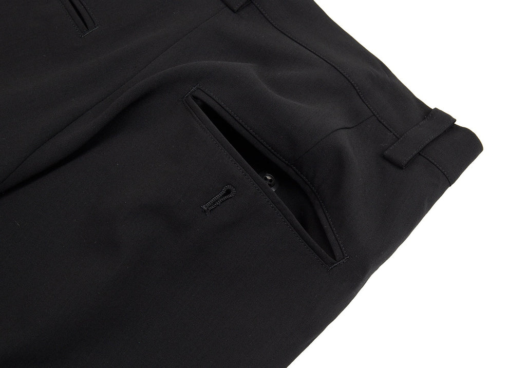 Yohji Yamamoto Japan. Y's Red Label Black Wool Pants | PILGRIM NEW