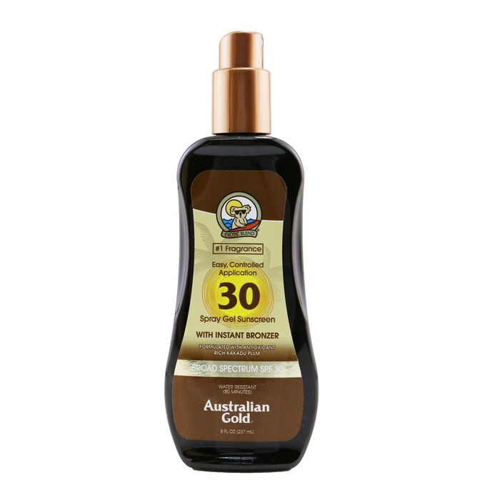 Spray Gel Sunscreen Spf 30 With Instant Bronzer - 237ml/8oz