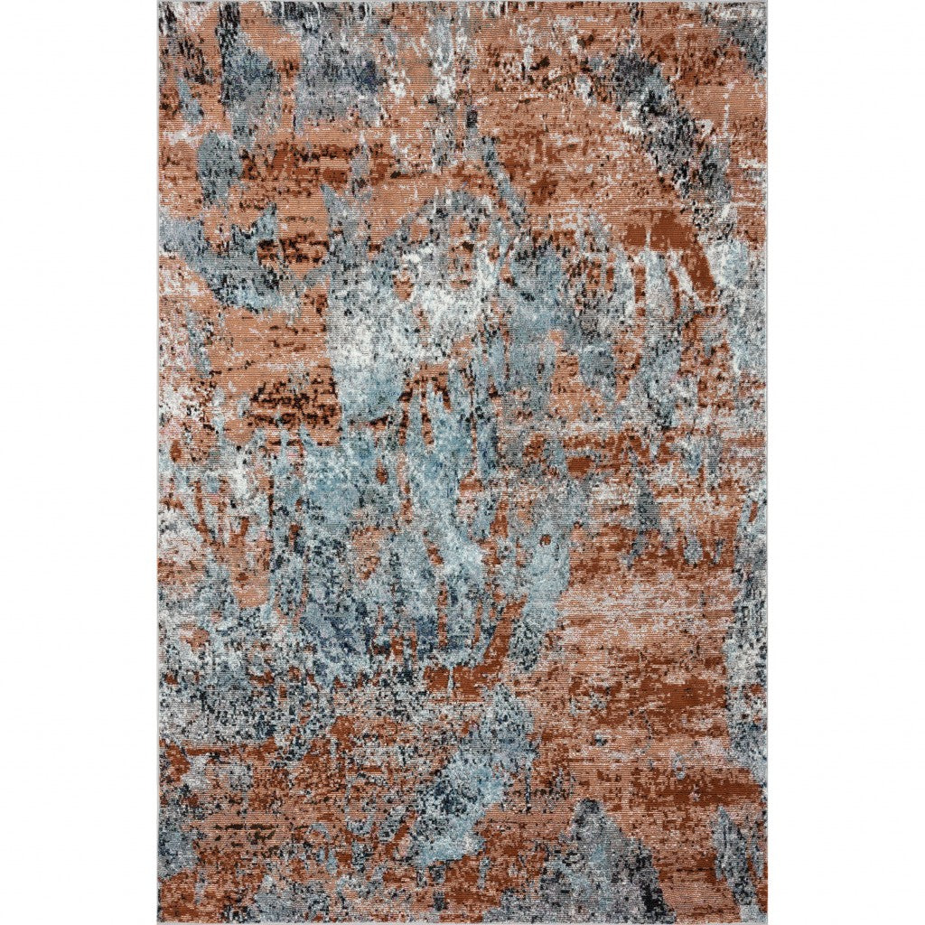 5鈥 x 8鈥 Rustic Brown Abstract Area Rug 5鈥 x 8鈥 Rustic Brown Abstract Area