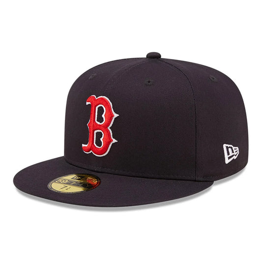 Boston Red Sox MLB Team Heart Navy 59FIFTY Fitted Cap