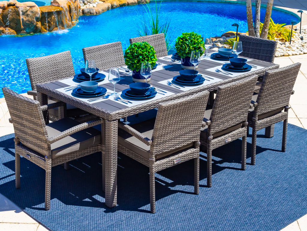 friendship 9 piece outdoor dining set