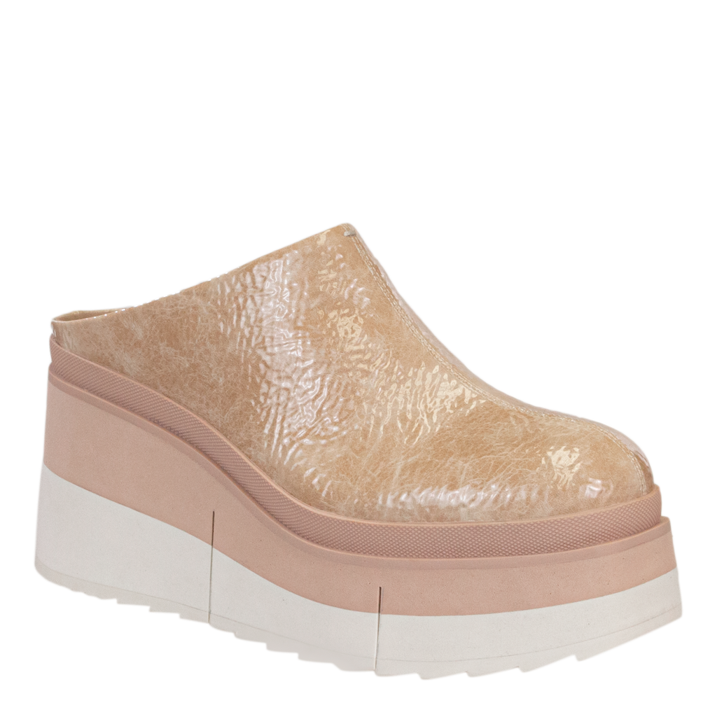 COACH in BEIGE Platform Clogs – Nakedfeet Shoes