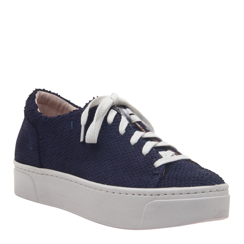 womens navy leather sneakers