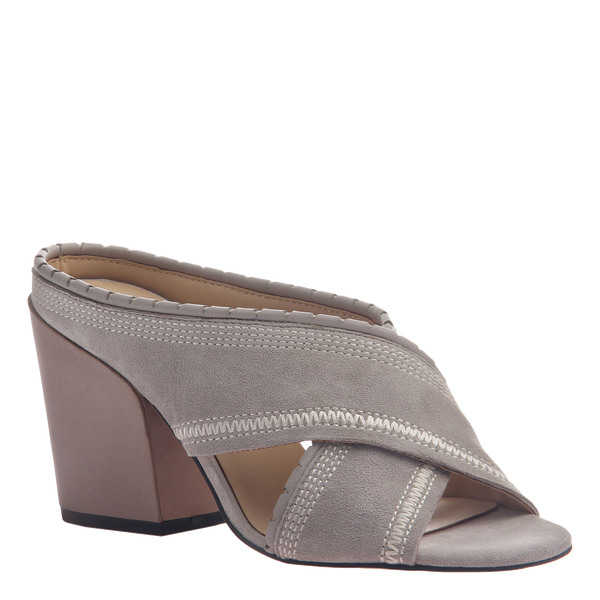 Flow in Pewter Wedge Sandals  Women's Shoes by NAKED FEET