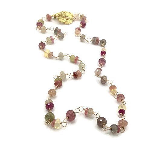 Pink Sapphire & Opal Beaded Necklace - Van Der Muffin's Jewels