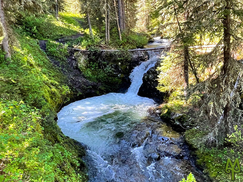 Bathtub Falls, Hyalite Creek Trail, Bozeman, Montana