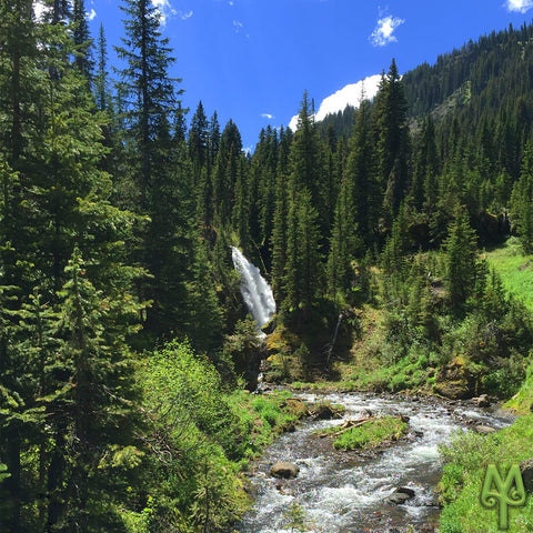 Champagne Falls, Hyalite Creek Trail, Bozeman, Montana