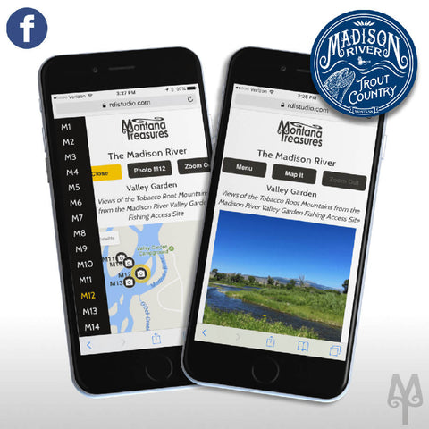 Free Madison River Photo Map by Montana Treasures