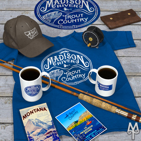 The Madison River Collection, fly fishing memorabilia by Montana Treasures