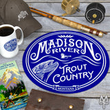 Shop the Madison River Explorer Collection of fly fishing apparel and cabin decor by Montana Treasures
