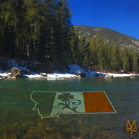Saint Patrick's Day on the Gallatin River, photo by Montana Treasures