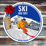 Ski Big Sky, Montana wall signs by Montana Treasures