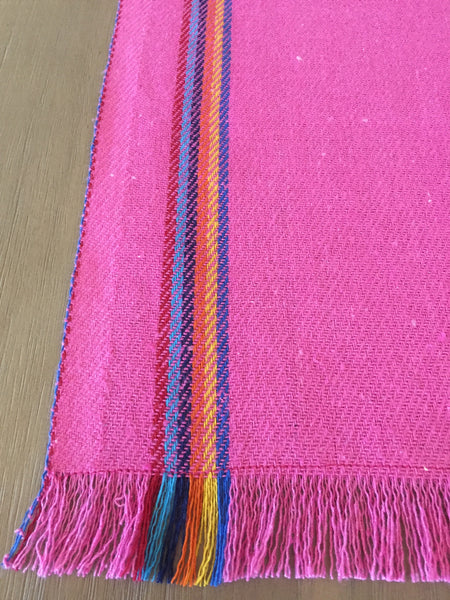 Mexican pink jerga table runner – MesaChic
