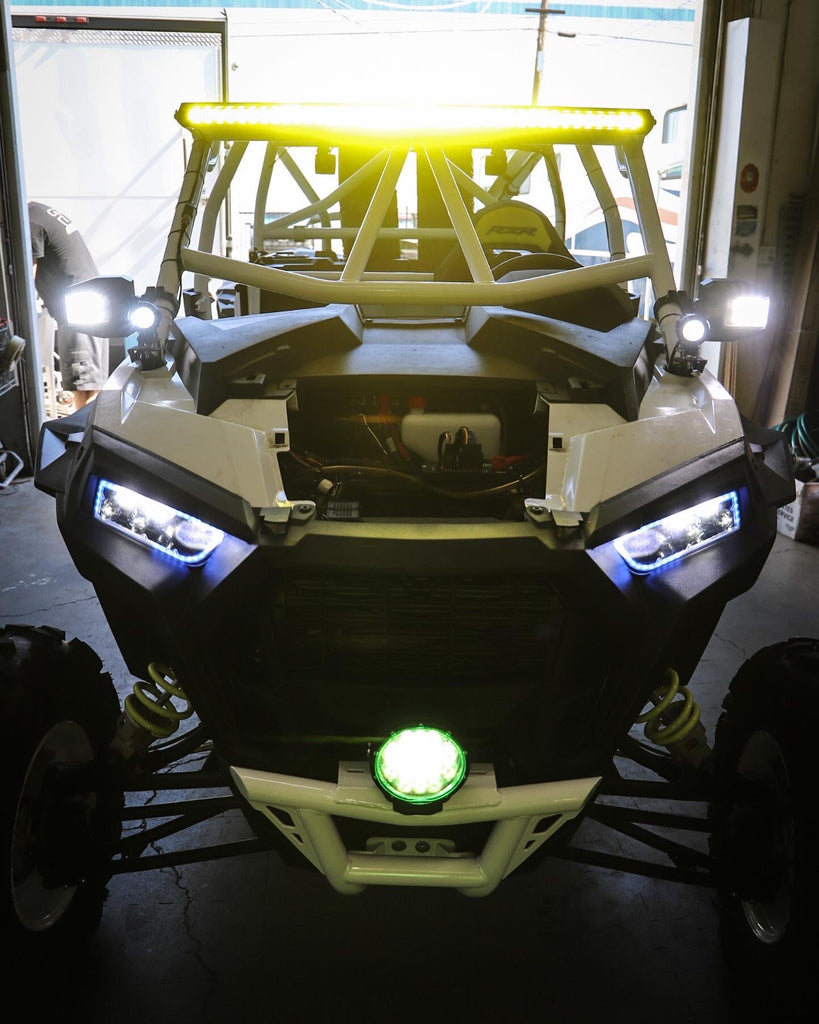 rzr xp1000 led wiring lighting installation package off road lightbar