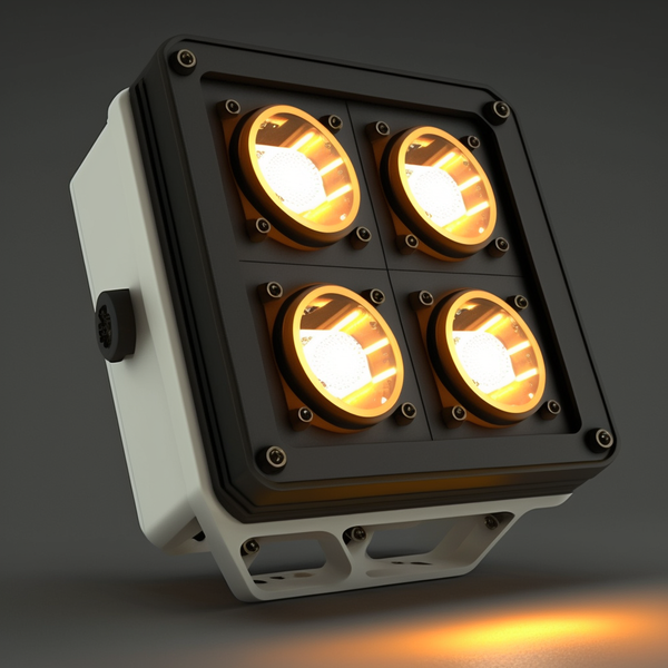 led light computer genterated AI midjourney off road 