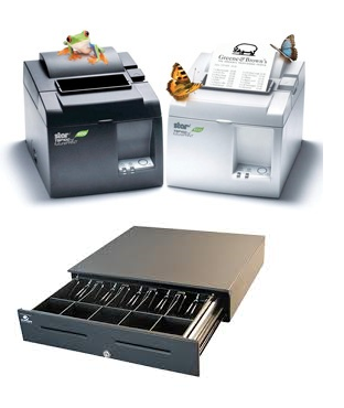 Cash Drawer and Printer