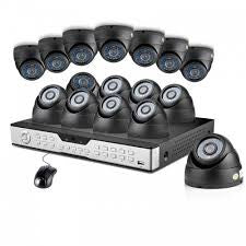 16CH H.264 DVR & 16 CCD IR Outdoor Security Camera System with No Hard Drive