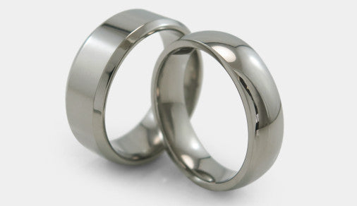 Men's Rings in Modern Style: Titanium, Gunmetal, 24k Gold & More - Ridge