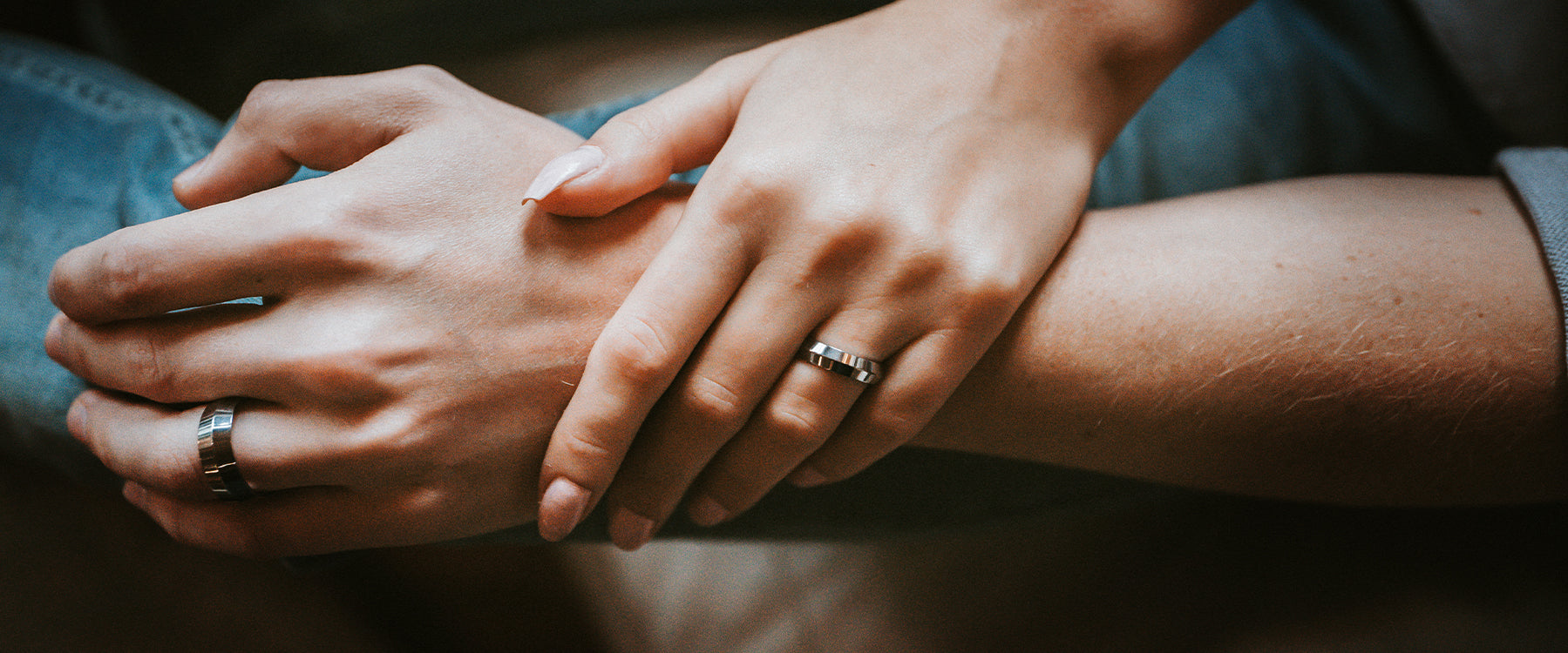 Black Pyramid Stackable Titanium Ring