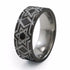 Star of David  titanium band, everyday ring or perfect for a jewish celebration