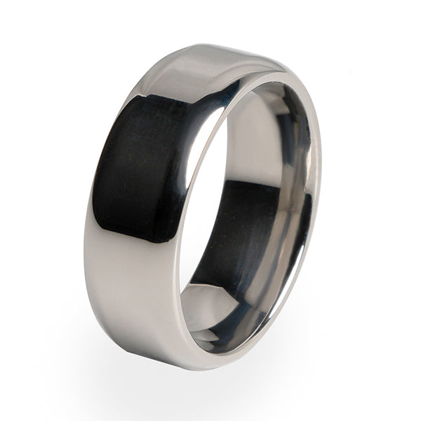 Contour - Men's Classic Titanium Wedding Band | Titanium Rings