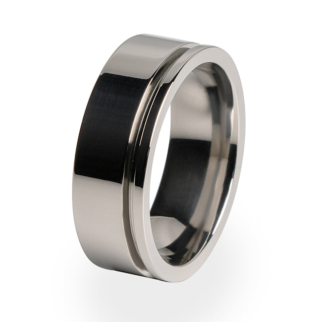 Zuzu - Minimal Titanium Wedding Band | Titanium Rings