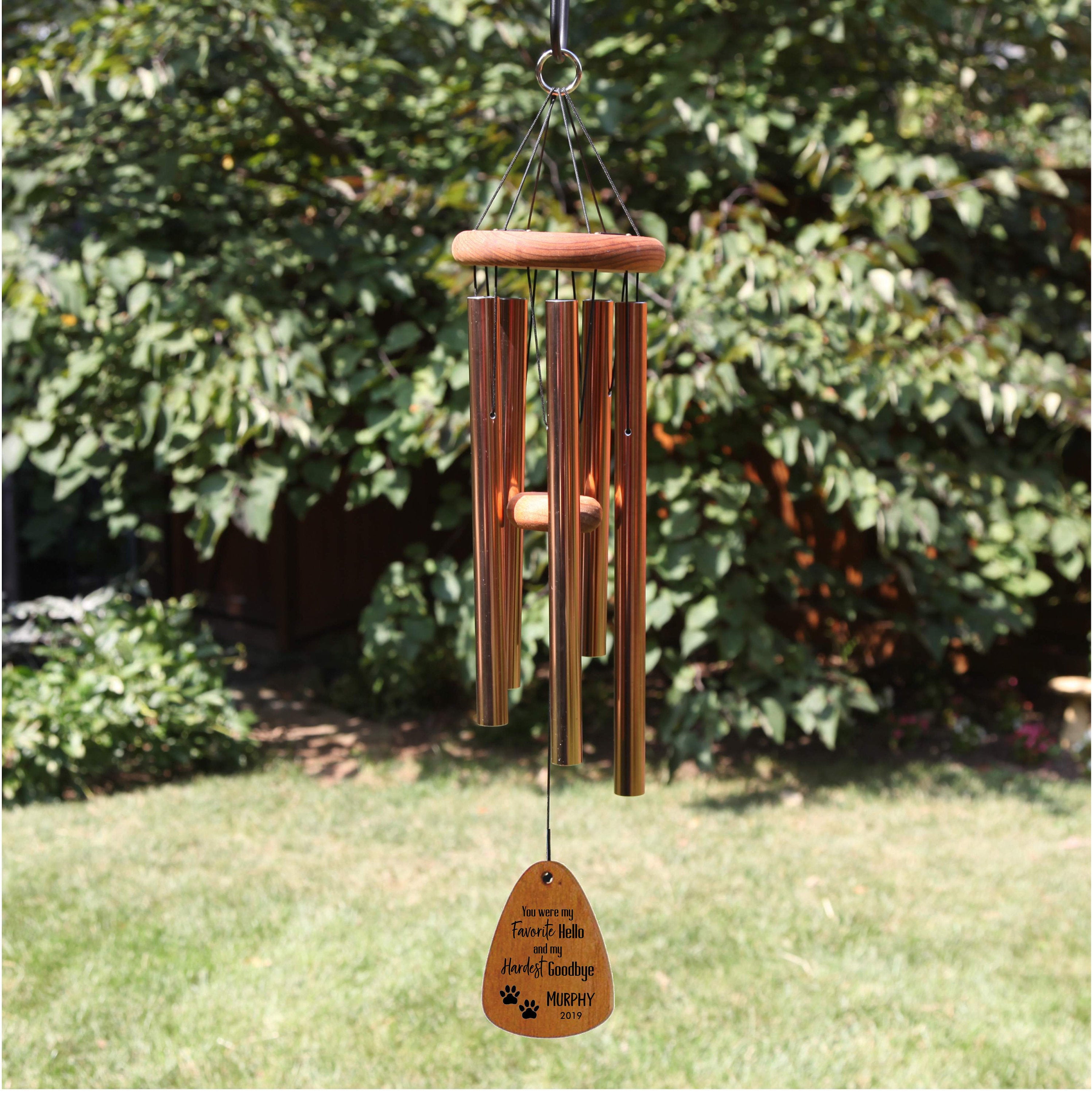 pet memorial wind chime