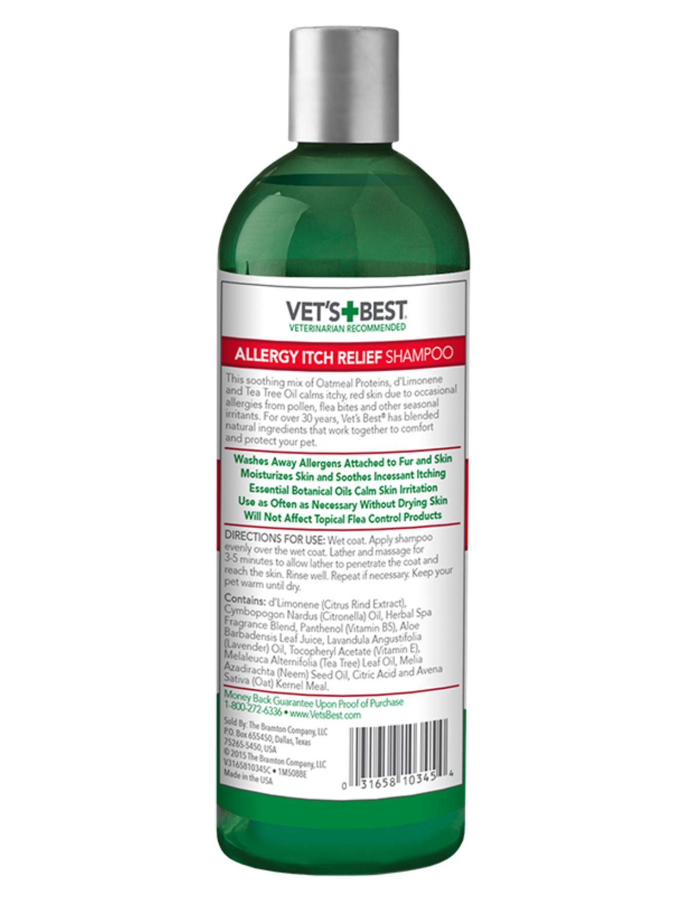 vets best allergy itch relief shampoo