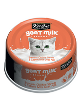 Kit Cat Boneless Chicken Shreds Whitebait With Goat Milk Canned Cat Food Perromart Sg