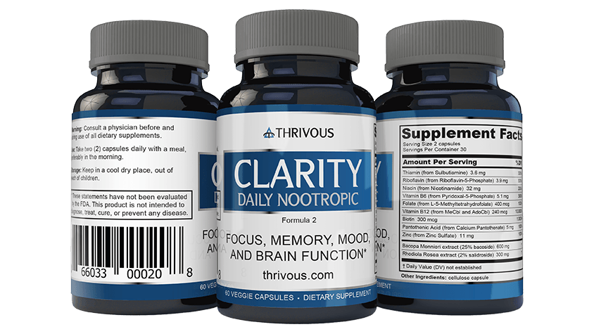Thrivous Clarity, Daily Nootropic