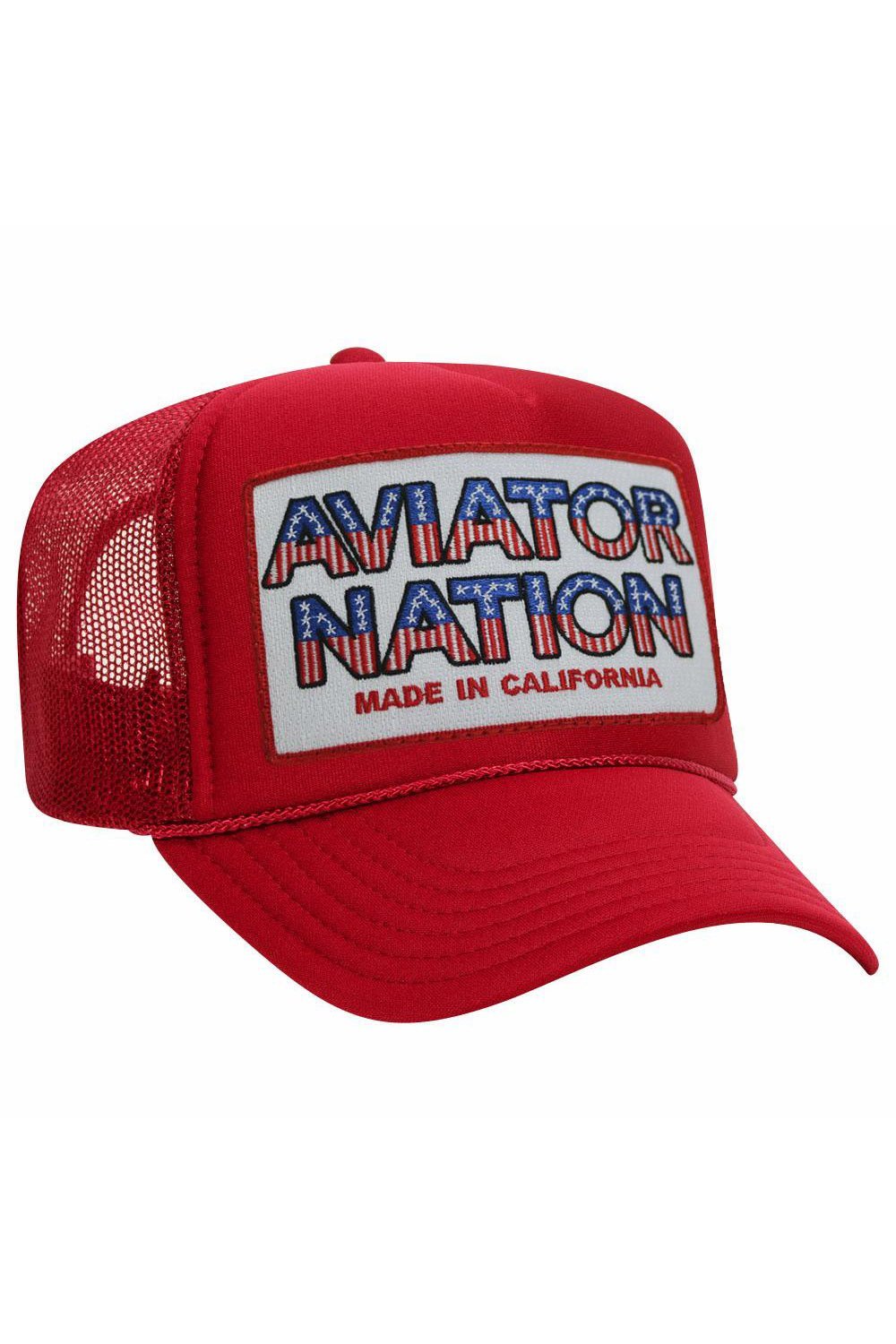 AVIATOR NATION USA PATRIOTIC VINTAGE TRUCKER HAT - Aviator Nation