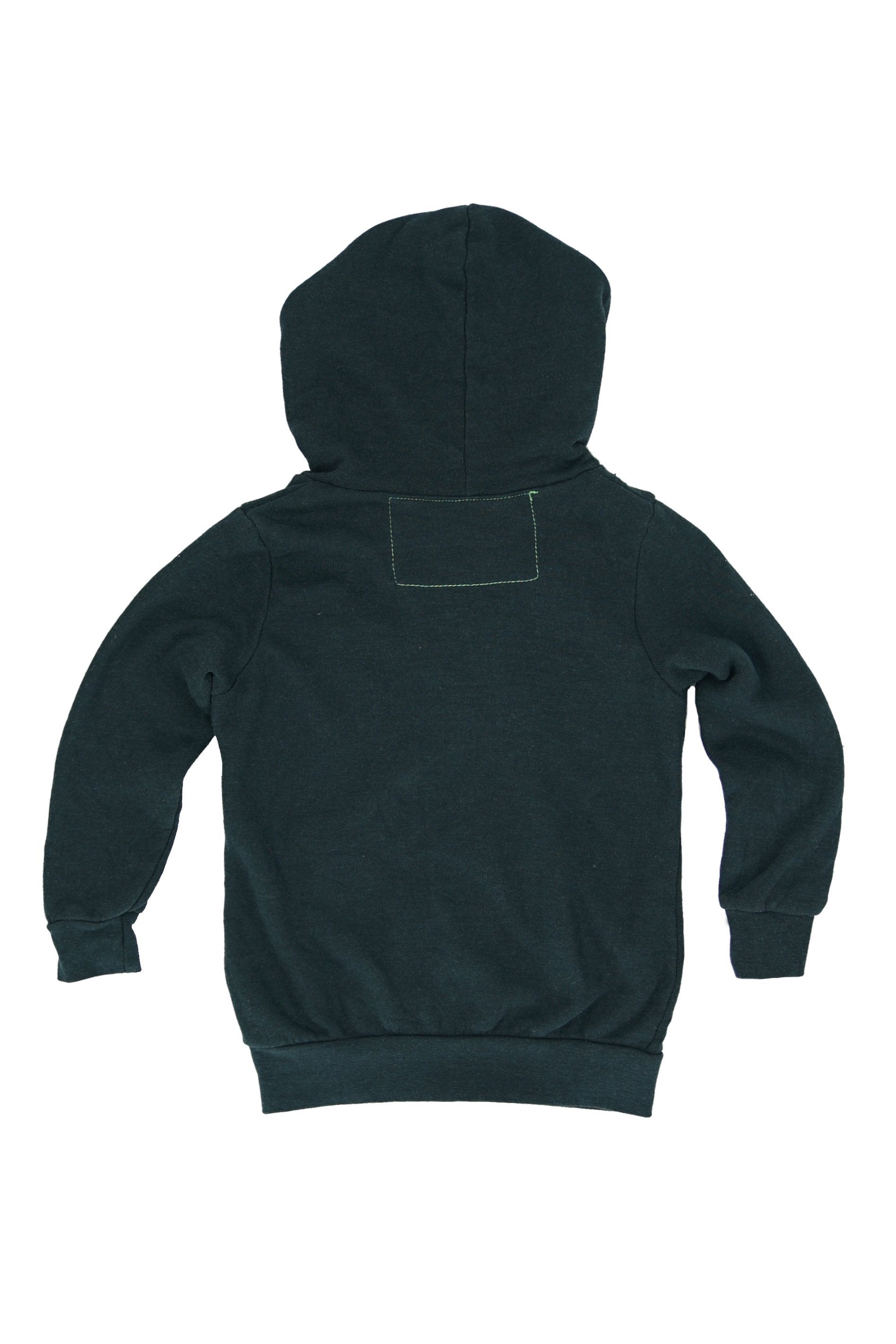 KID'S 5 STRIPE HOODIE - CHARCOAL - Aviator Nation