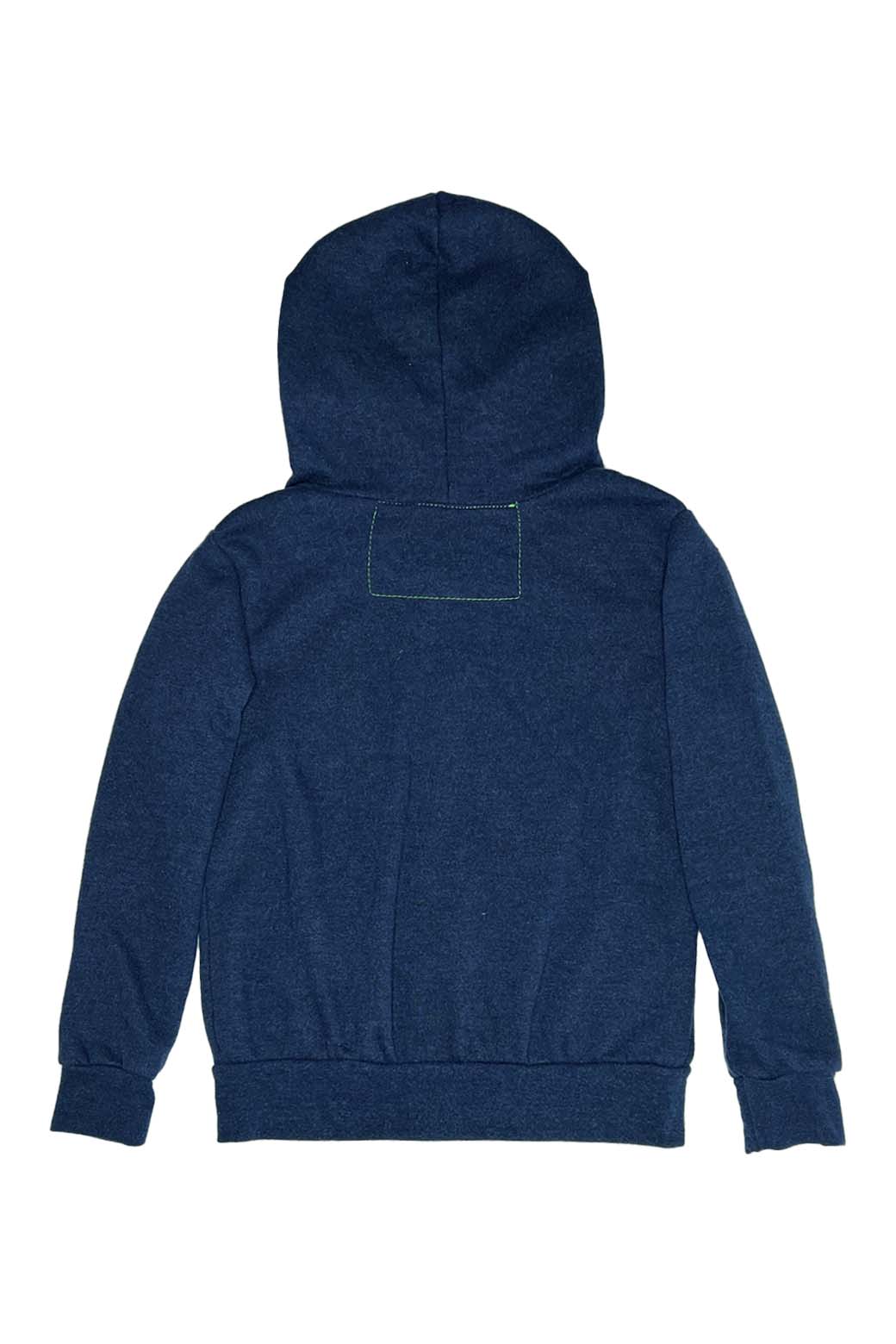 KID'S 5 STRIPE HOODIE - NAVY // BLUE STRIPES - Aviator Nation