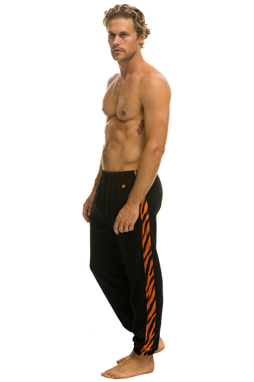  ZENGVEE Mens Polyester Sweatpants with  Pockets(0310-BlackGrey-S) : Clothing, Shoes & Jewelry