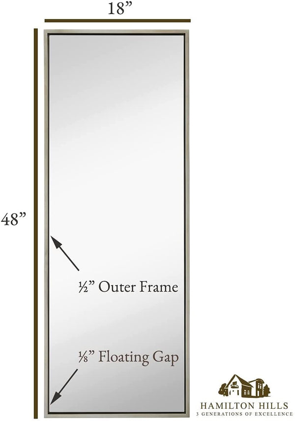 Clean Large Modern Gold Leaf Frame Wall Mirror 30 x 40 – Hamilton Hills