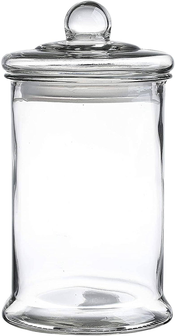 Clear Glass Apothecary Jars w/Lid Extra Tall– Design Decor Knoxville