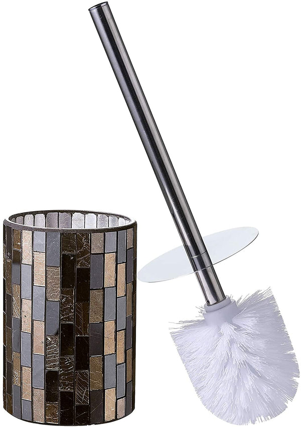 Whole Housewaress | Bathroom Accessories Toilet Brush Set - Toilet Bowl Brush and Holder (Gold