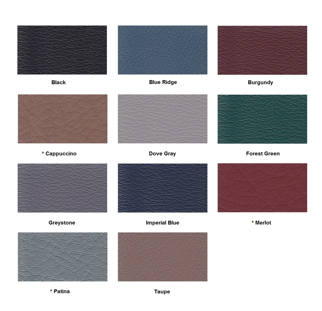 Armedica Upholstery Colors