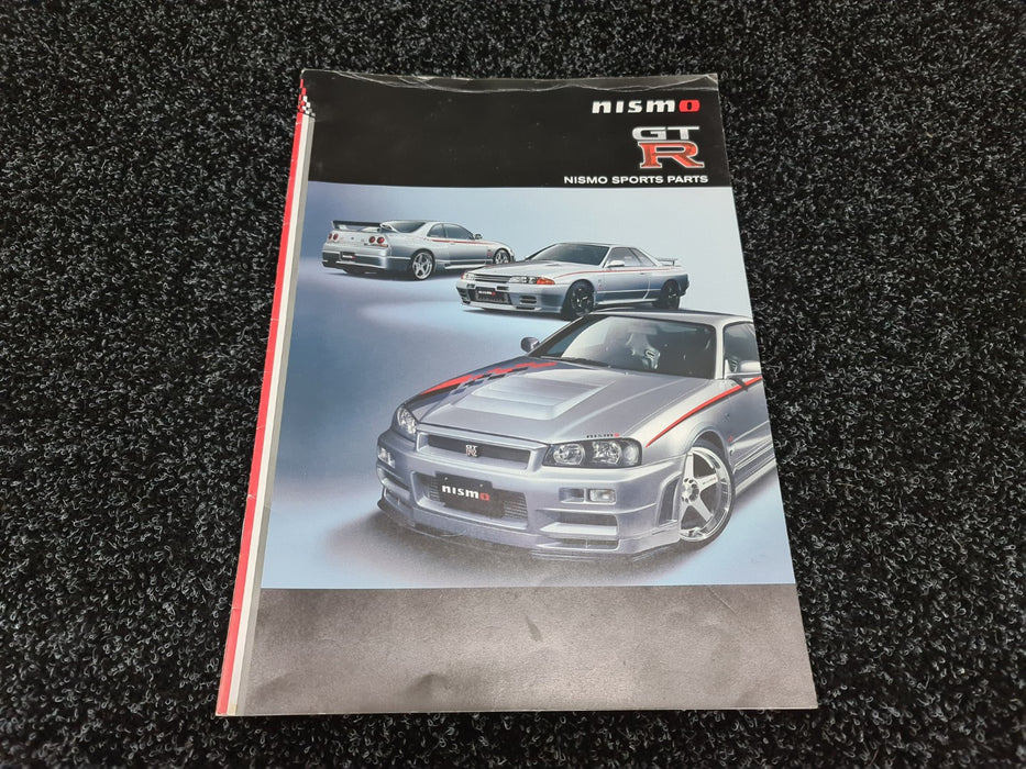 Genuine Nismo R32 R33 R34 Gtr Sport Parts Brochure Bnr32 nr33 Bnr3 Evo Centric