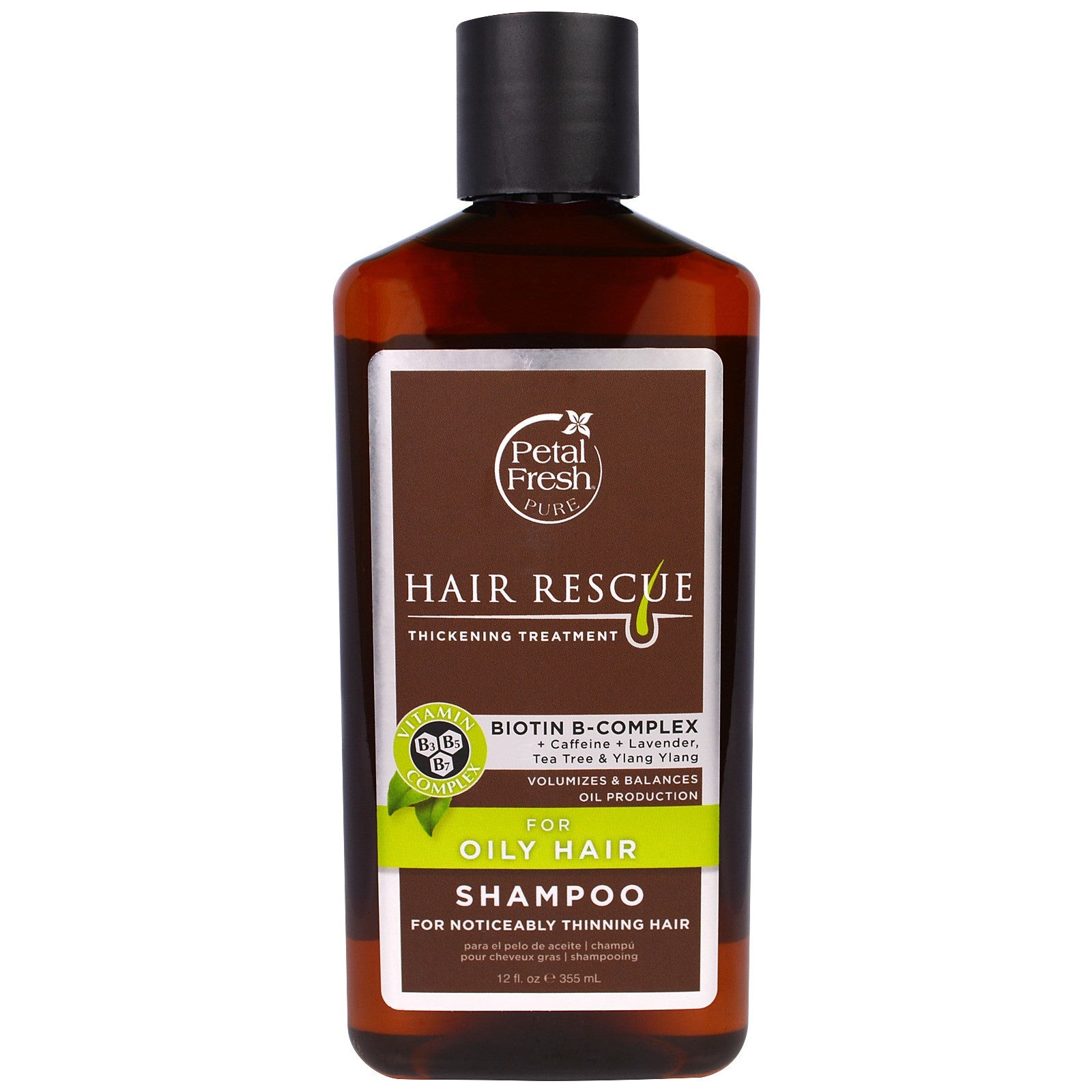 Petal Fresh Organics Hair Rescue Thickening Treatment Shampoo For