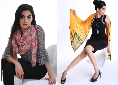 Classic and elegant cashmere scarves by Ayesha Singapore