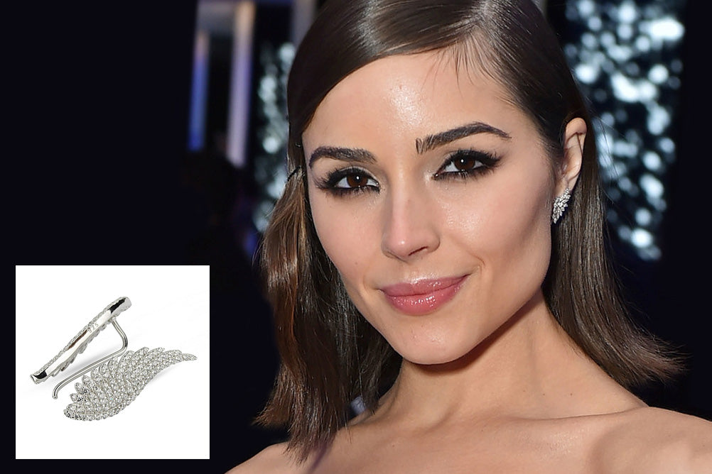 Celebrity Earrings At Boccai Climber Earrings Angel Wings