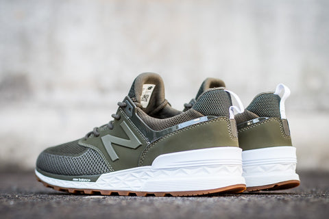 new balance 574 sport triumph green