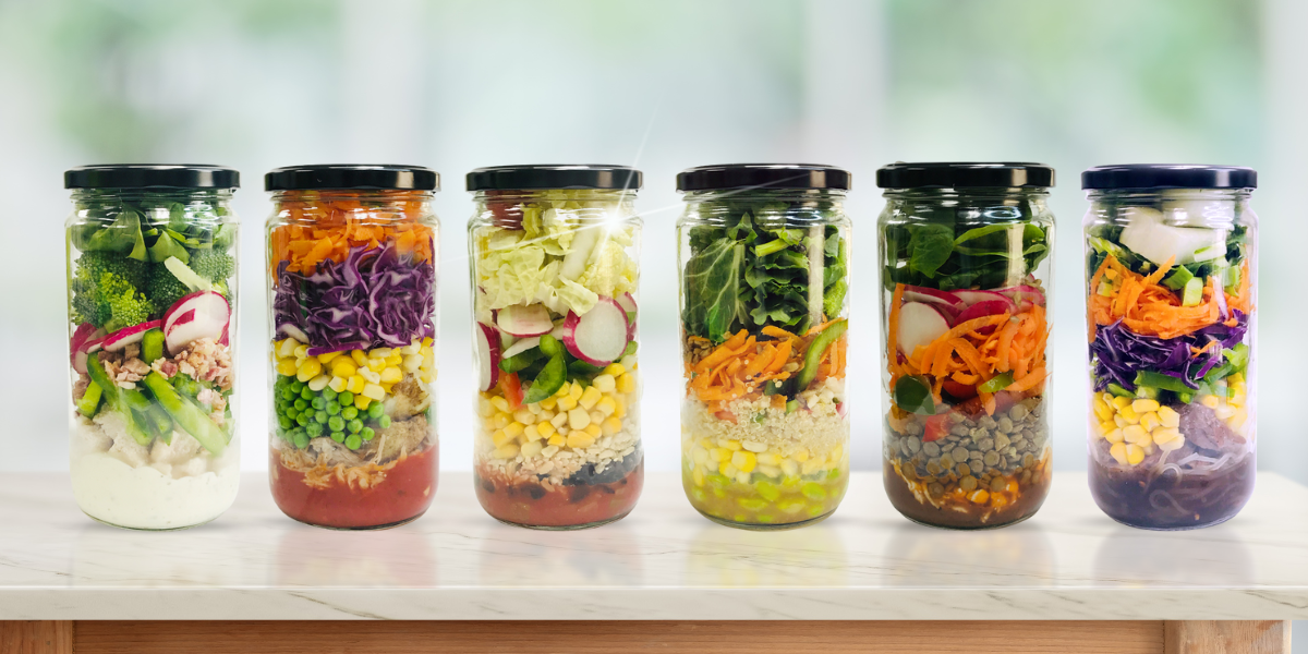 Meals in mason jar